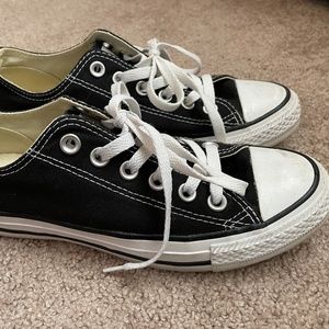 Converse M9166: Chuck Taylor All Star Unisex Ox Low Top Black Sneakers